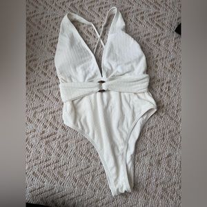 White One Piece Abercrombie & Fitch swimsuit